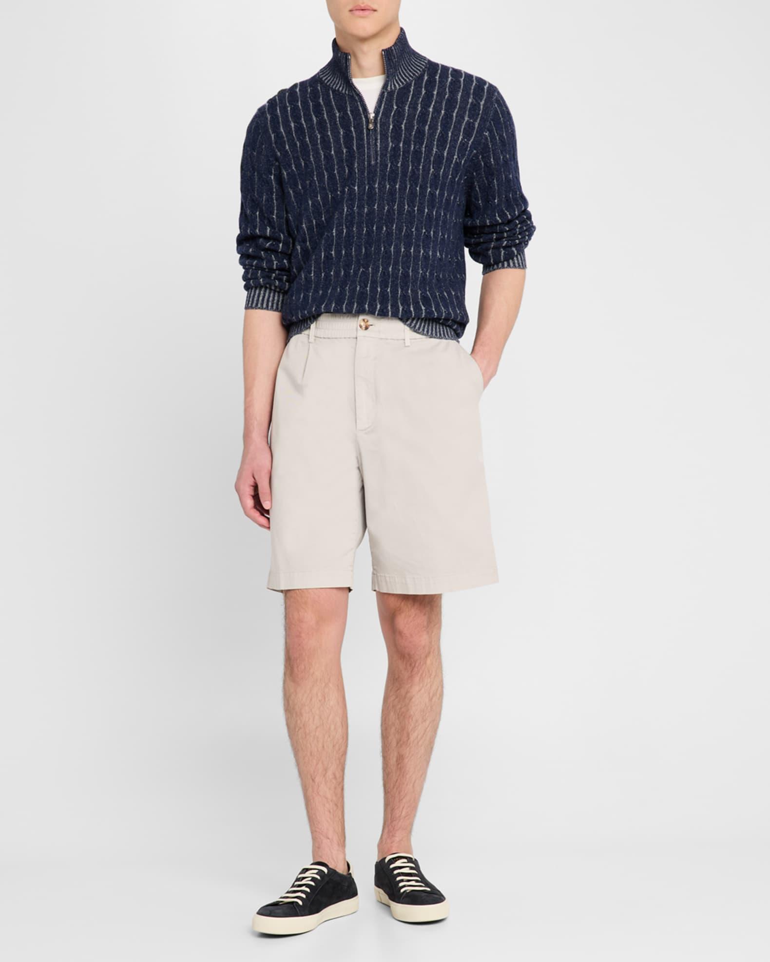 Men's Suede Low-Top Sneakers Product Image