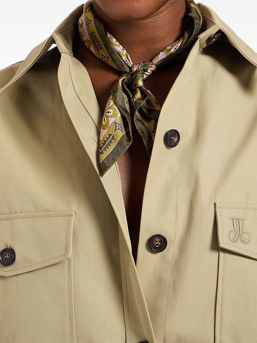 floral-print silk scarf Product Image