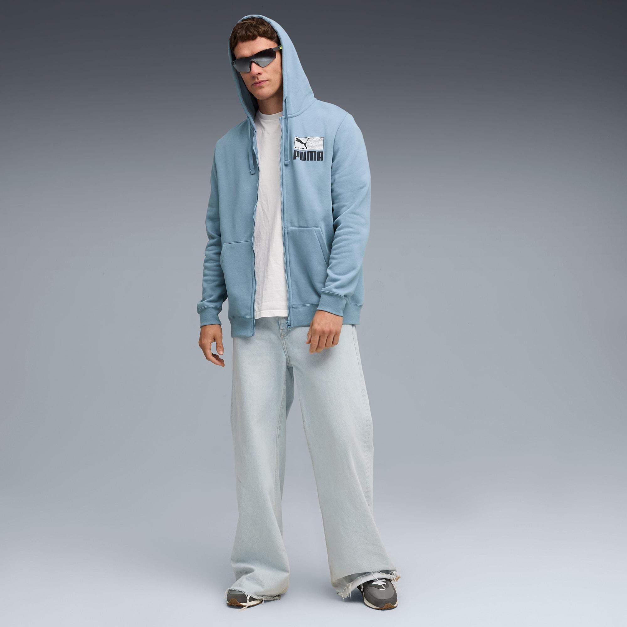 Graphic Repeat FZ Hoodie Men Product Image