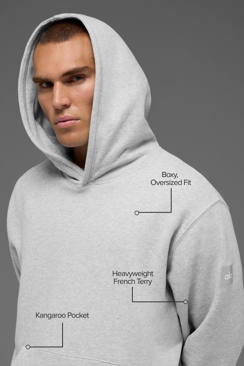 Renown Heavy Weight Hoodie - Athletic Heather Grey Male Product Image