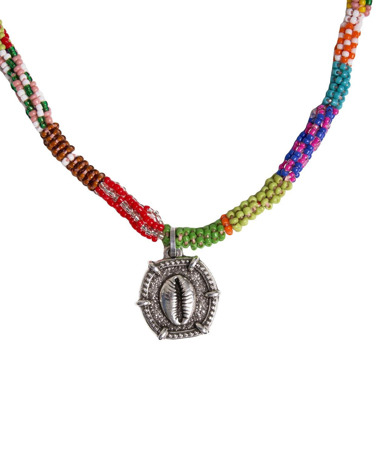 Necklace with beads and charms Product Image