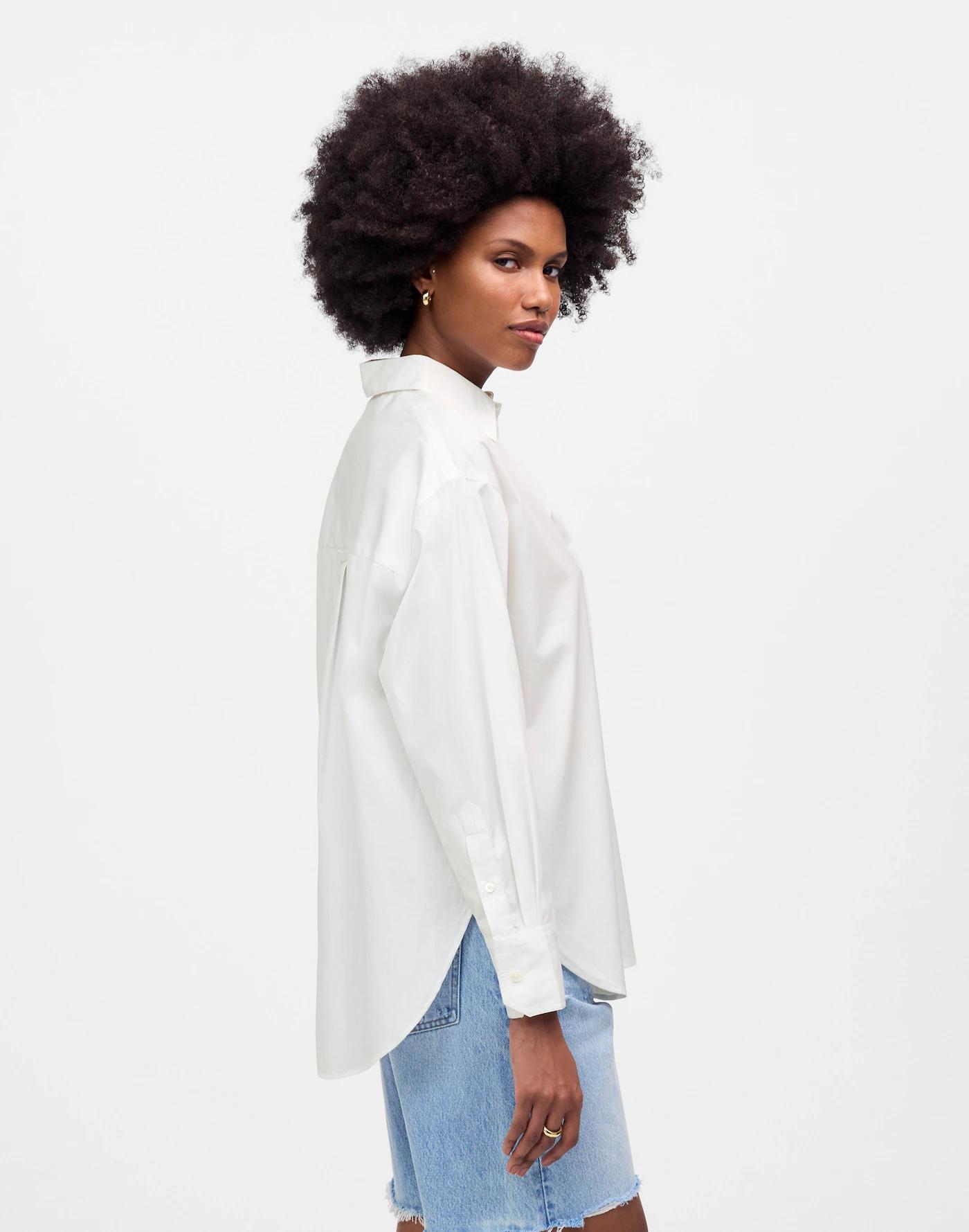 Oversized Button-Up Shirt Product Image