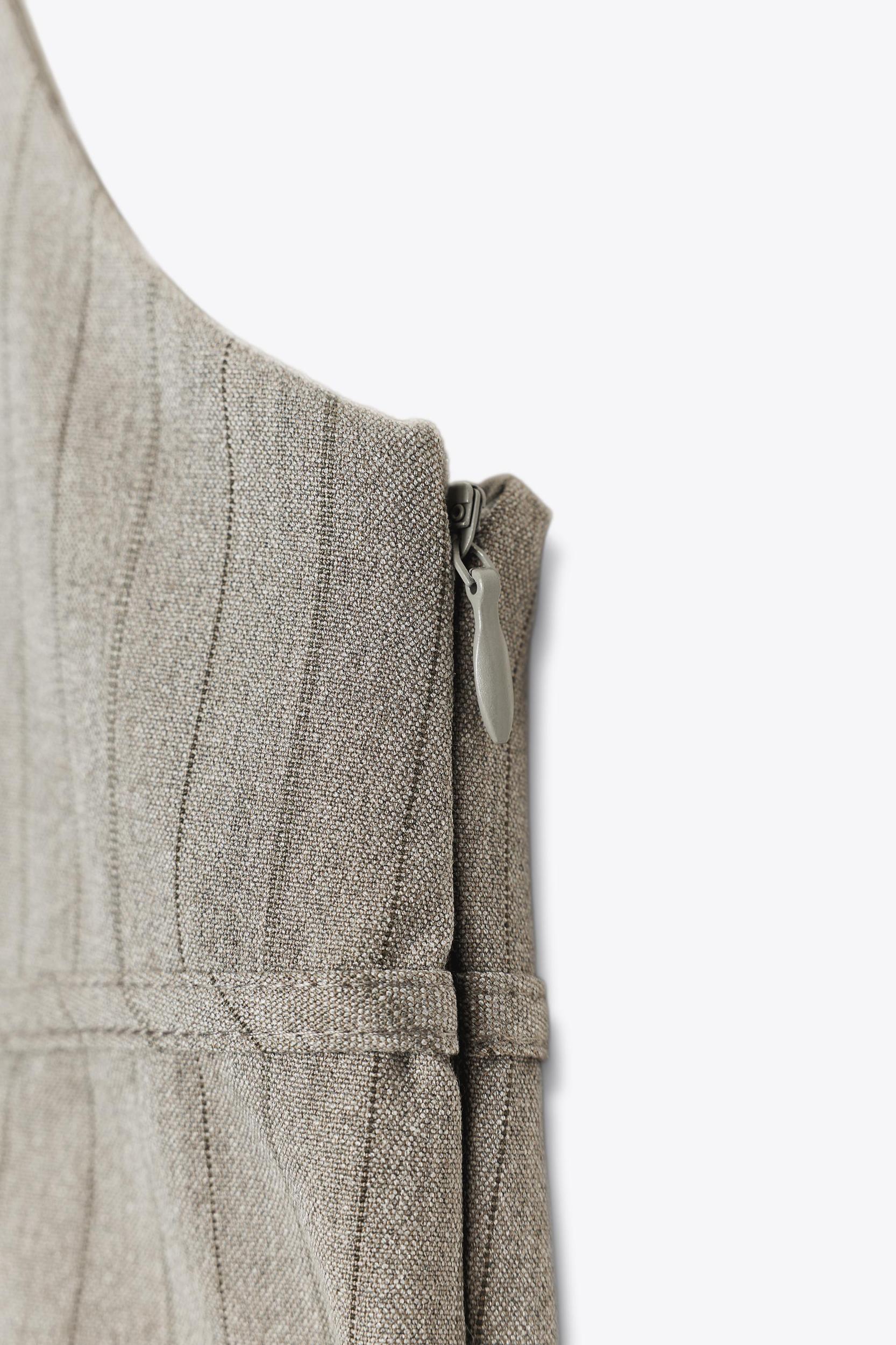 PINSTRIPE HALTER TOP Product Image