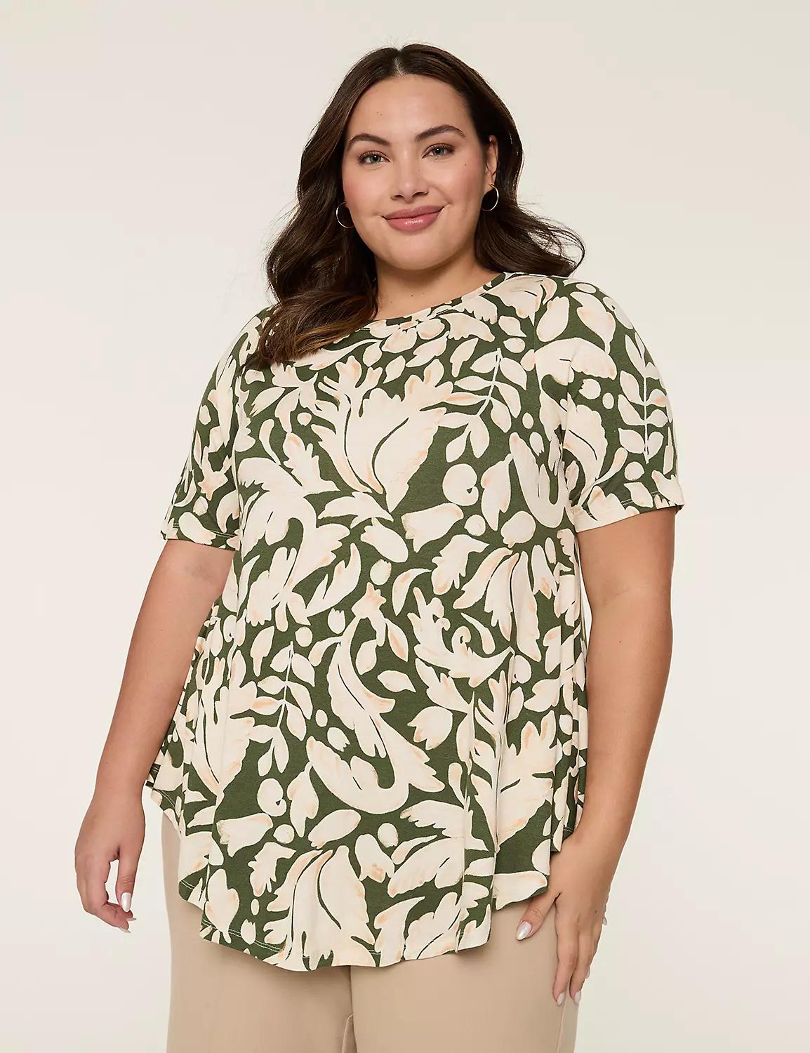 Max Swing Perfect Sleeve Boatneck Tee Product Image