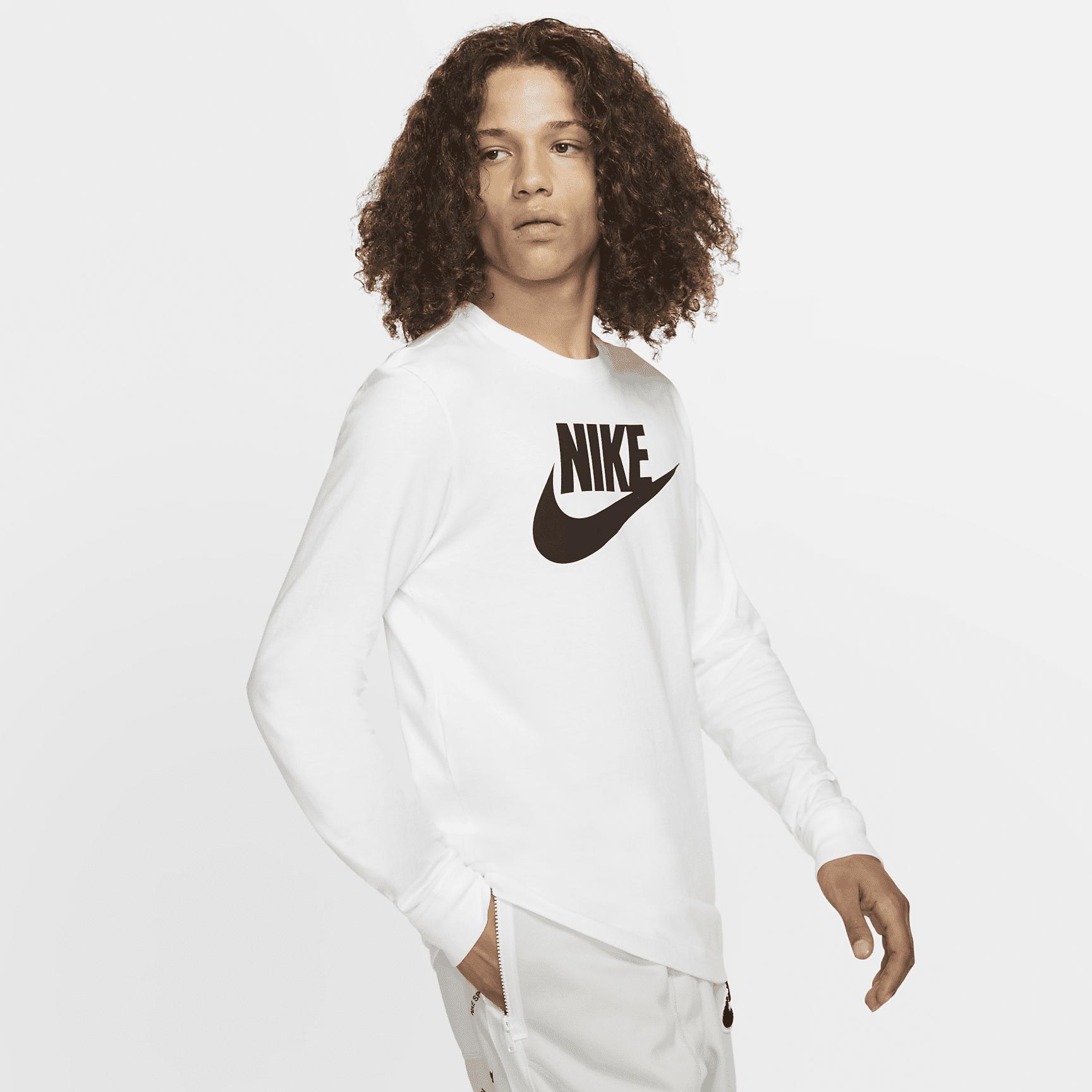 Mens Nike Sportswear Long-Sleeve T-Shirt | CI6291-063 Product Image