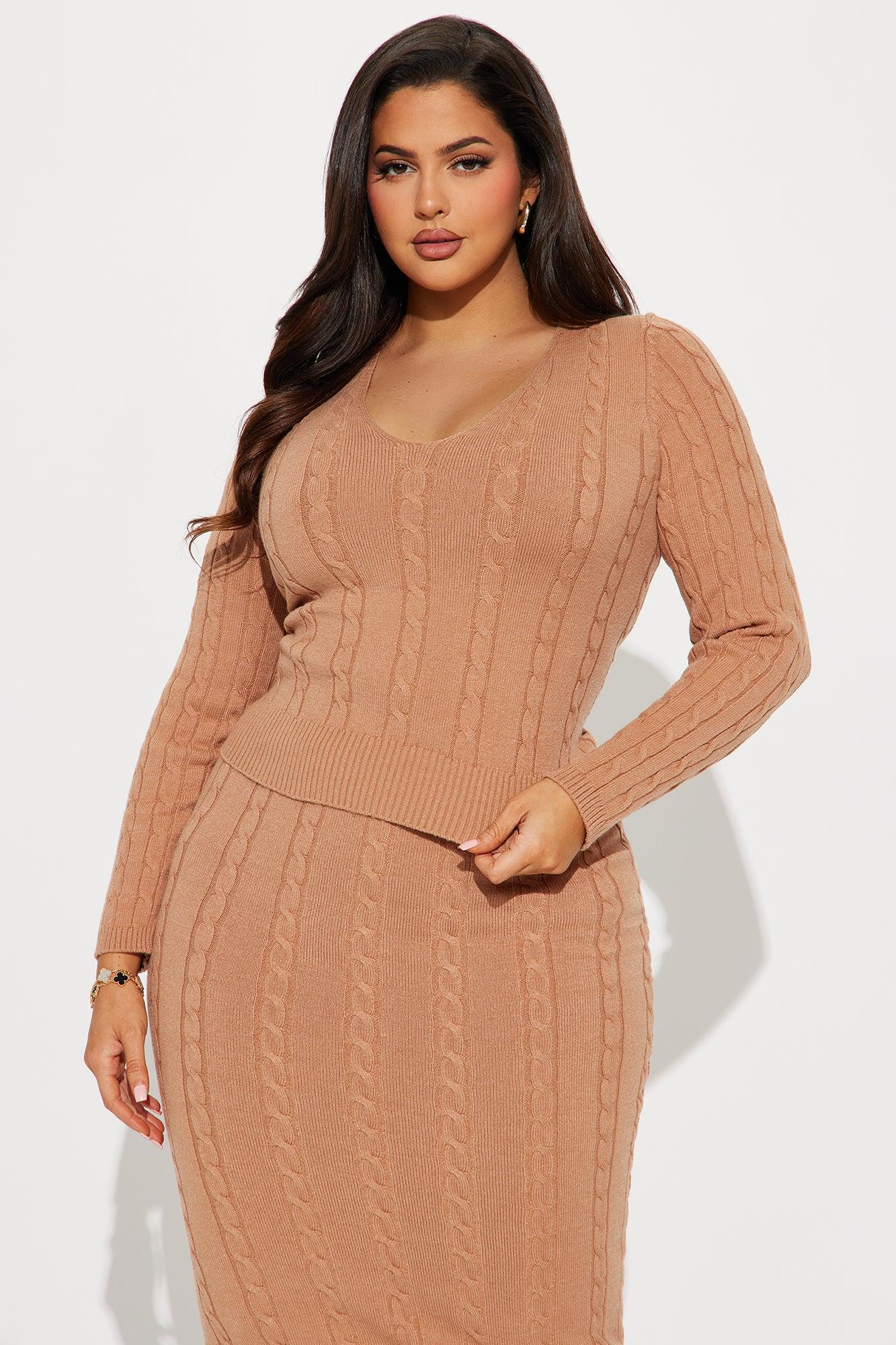 Better Than Your Ex Skirt Set - Mocha Product Image