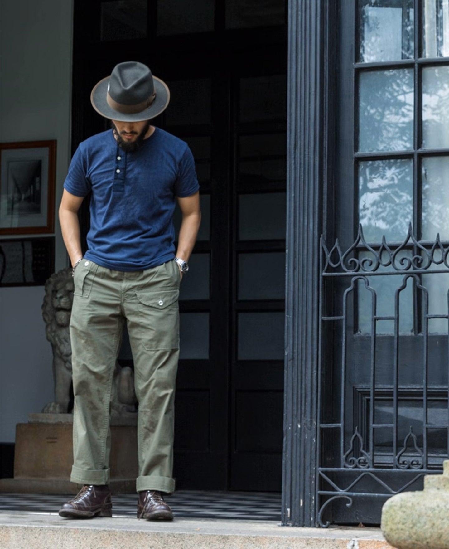 1943 British Army KD & JG Gurkha Bermuda Pants - Olive Product Image