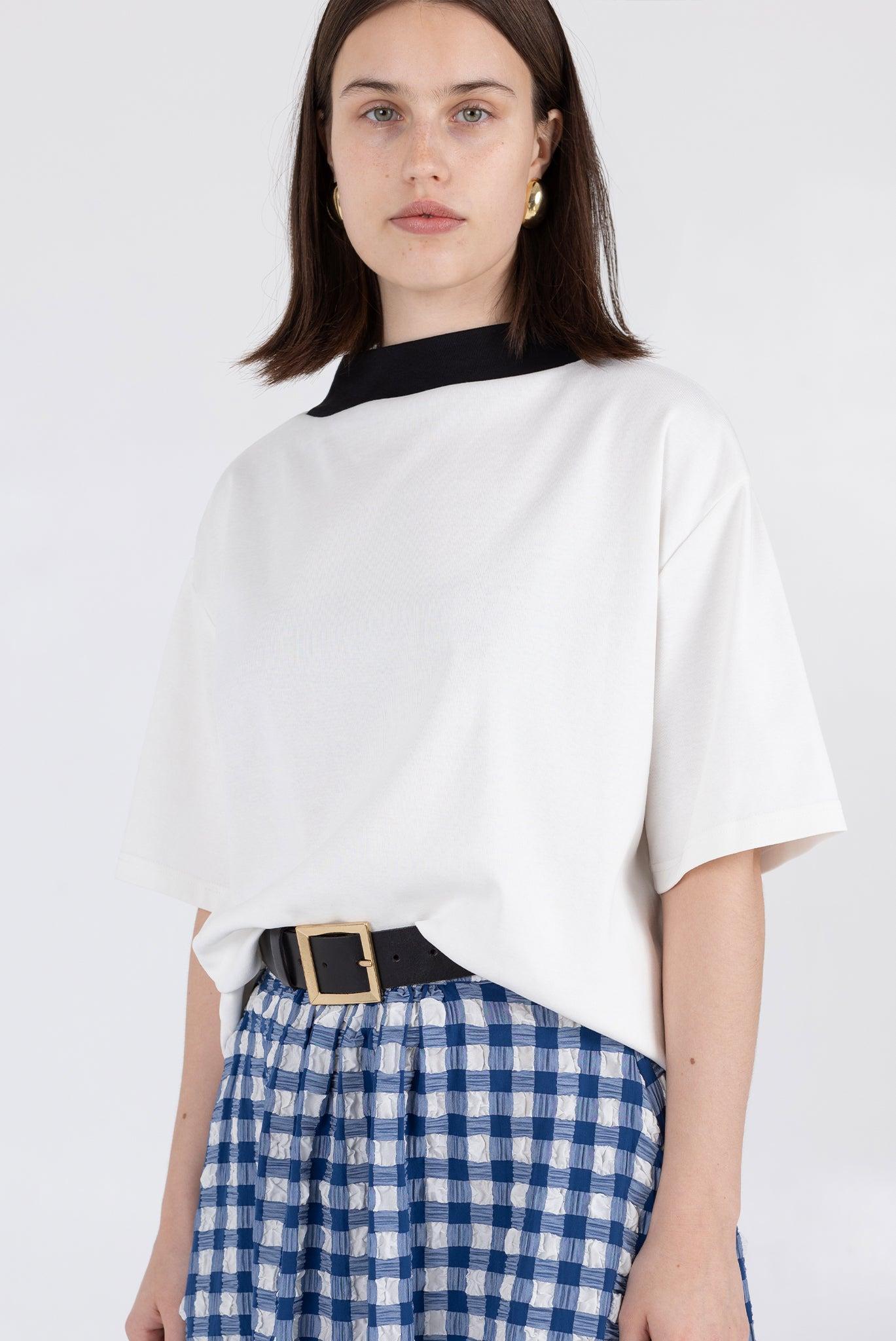 Saturday Skirt - Navy Check Product Image