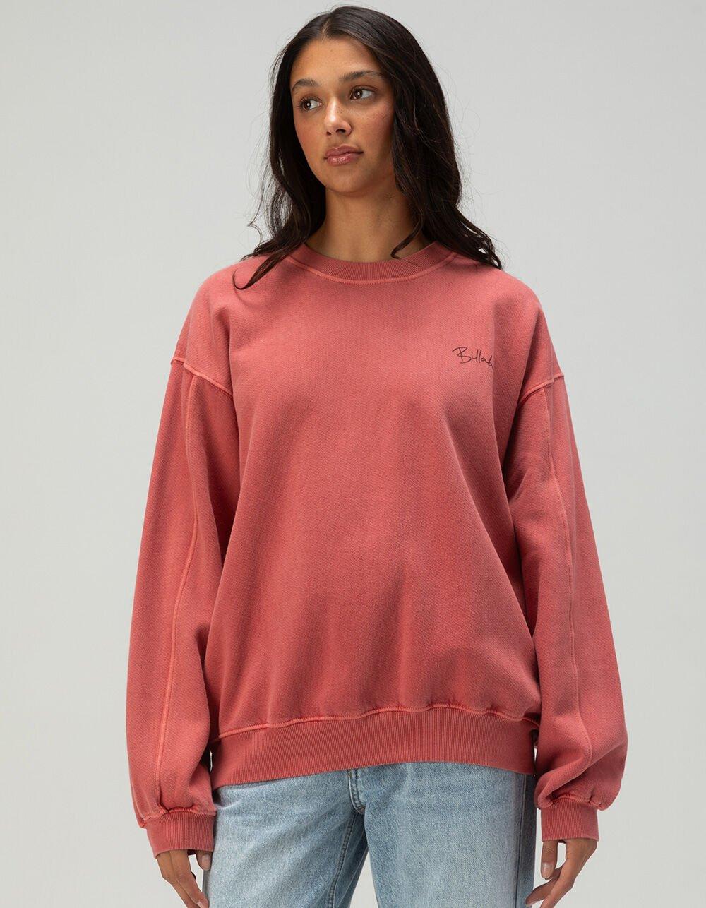 BILLABONG Dreamin Womens Crewneck Sweatshirt - PAPRIKA Product Image