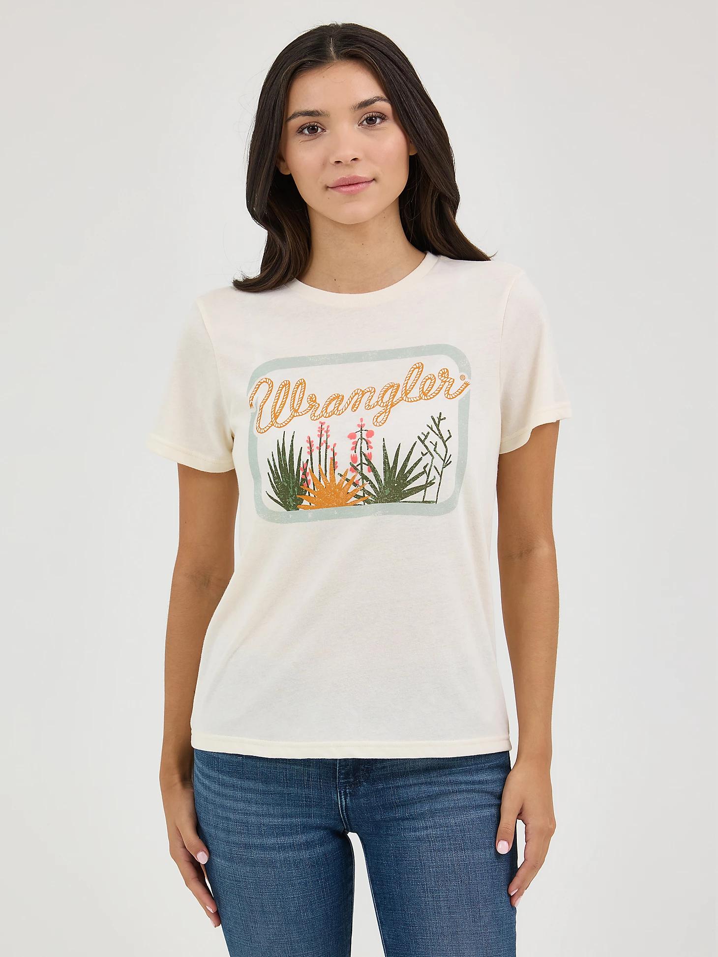 Women's Wrangler Southwestern Graphic Regular Fit Tee in Bruschetta Product Image
