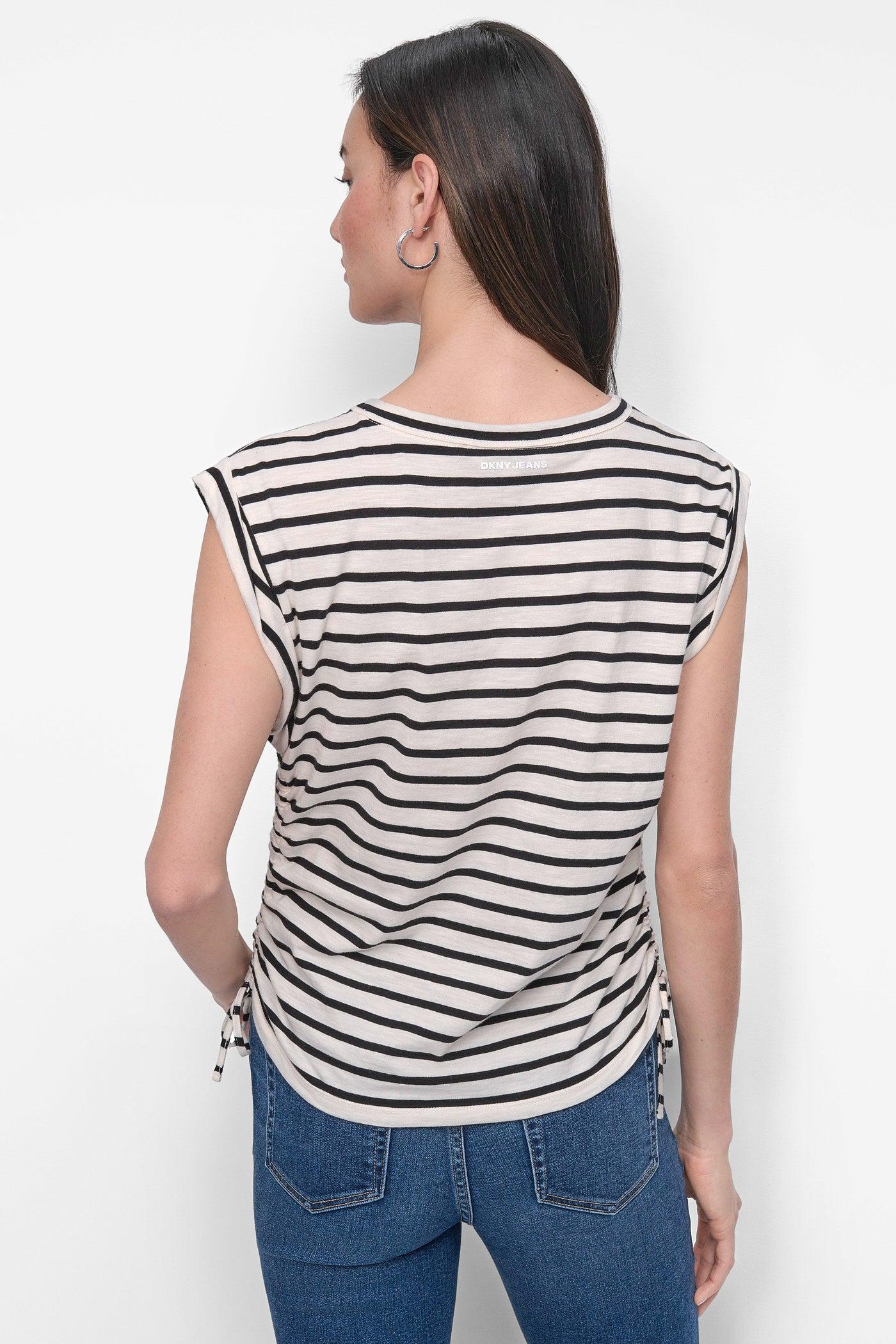 RUCHED SIDE-TIE TEE Product Image