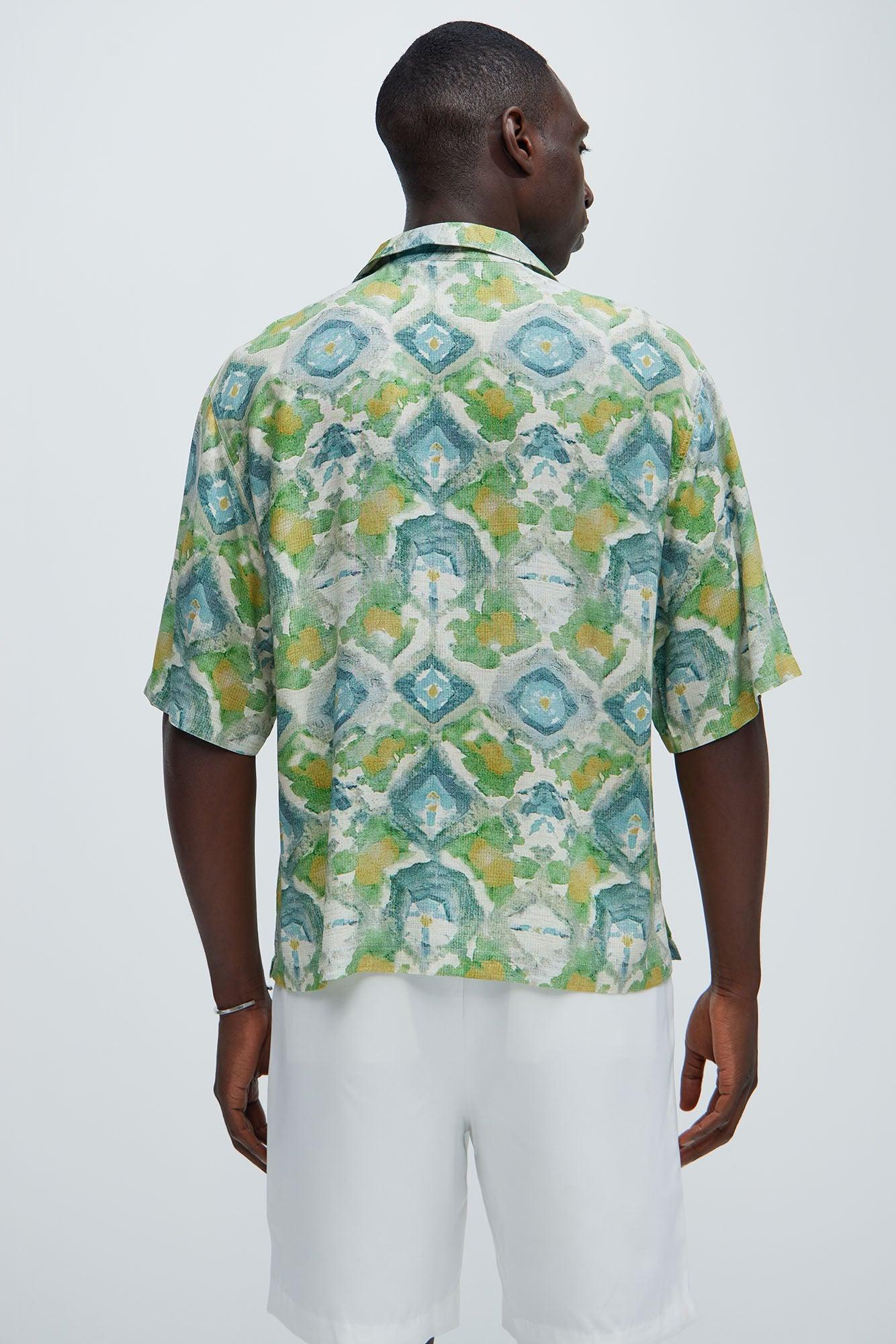 Hartwick Watercolor Shirt - Multi Color Product Image