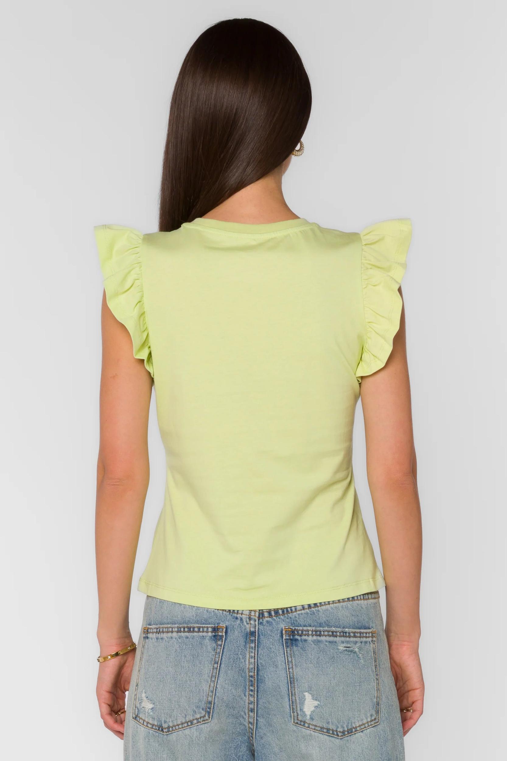 Fabiola Flutter Sleeve top Product Image