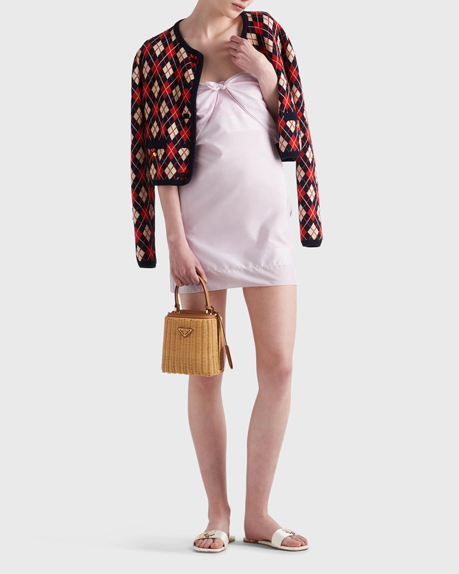 Basket Raffia Bucket Bag Product Image