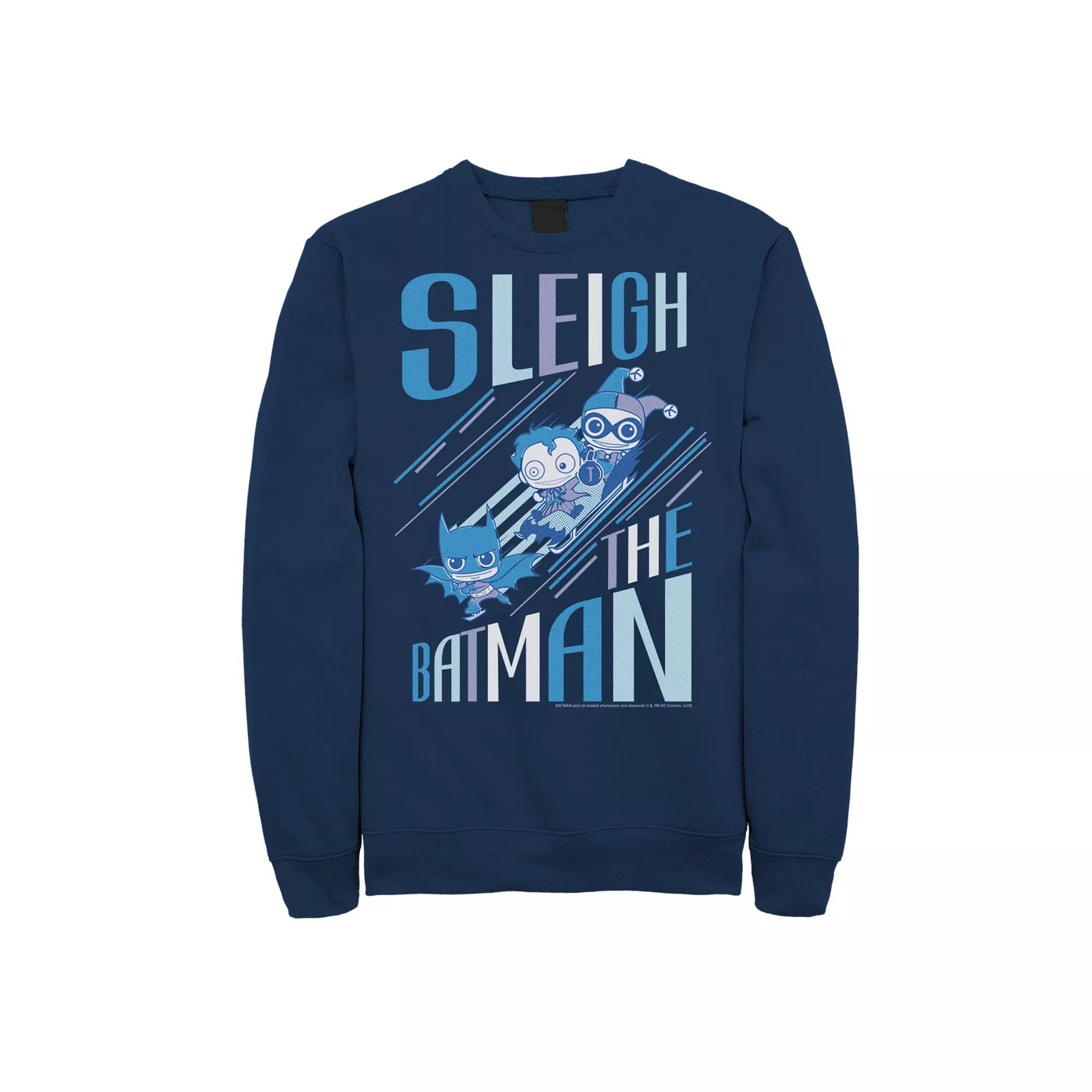 Men's DC Comics Batman Sleigh Ride Graphic Sweatshirt,  Product Image