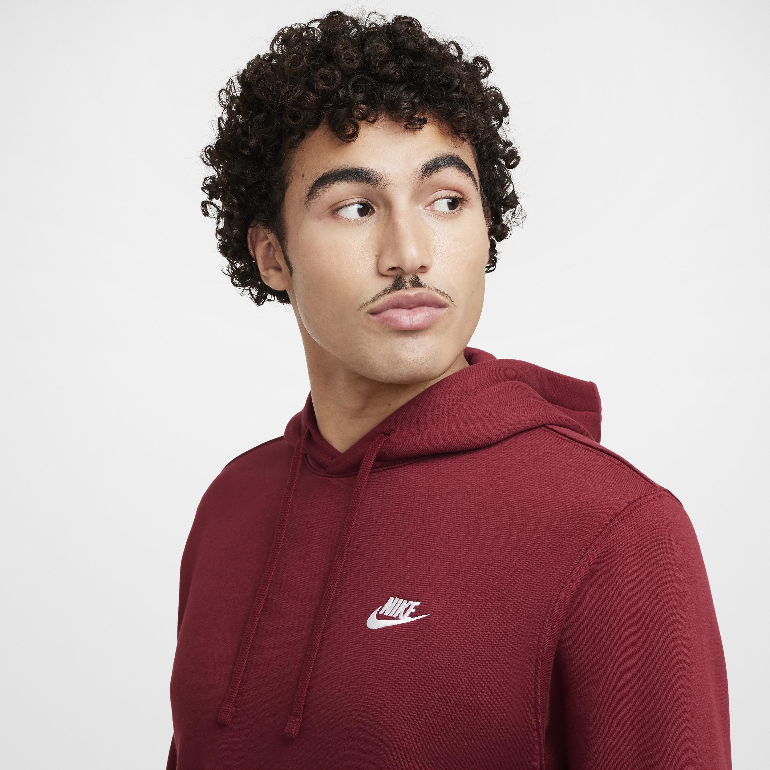 Mens Nike Sportswear Club Fleece Pullover Hoodie | BV2654-677 Product Image