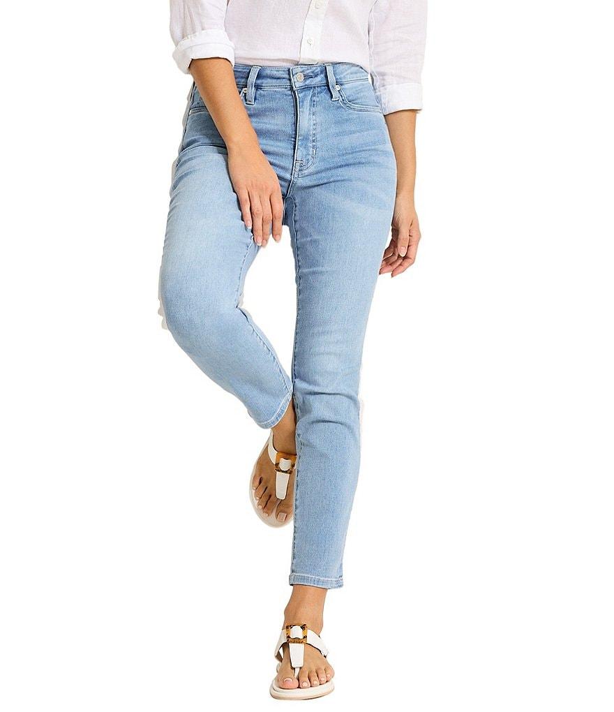 Tommy Bahama Indigo UPF 30 High Rise Ankle Length Skinny Jean Product Image