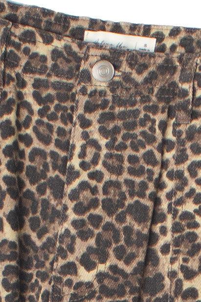 Leopard Print Jeans Product Image