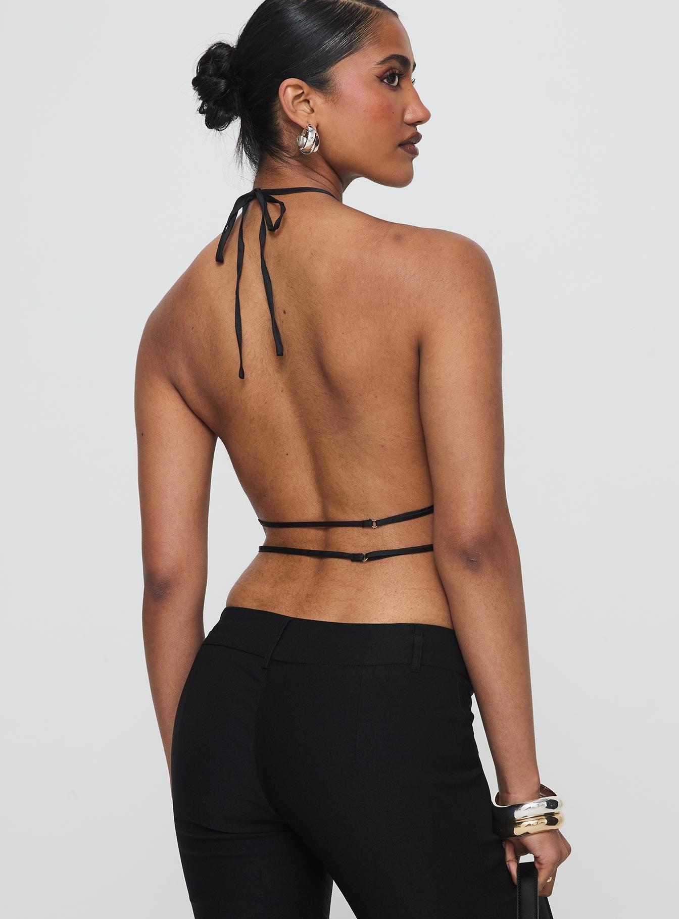 Legacy Halter Top Onyx Product Image