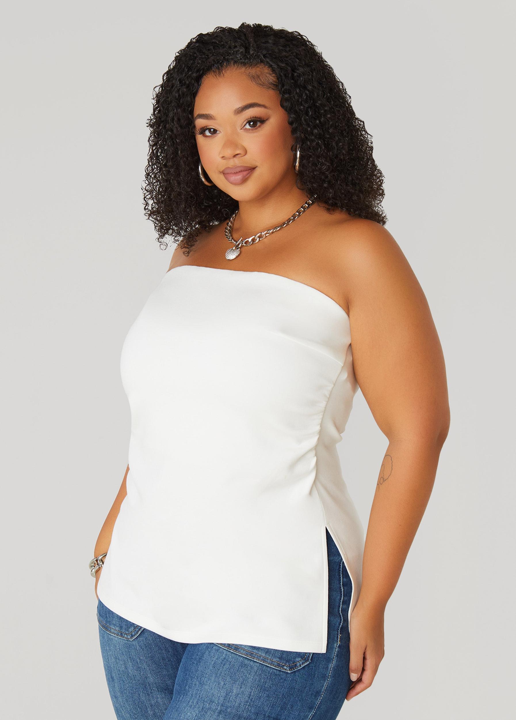 Split Side Tube Top Product Image