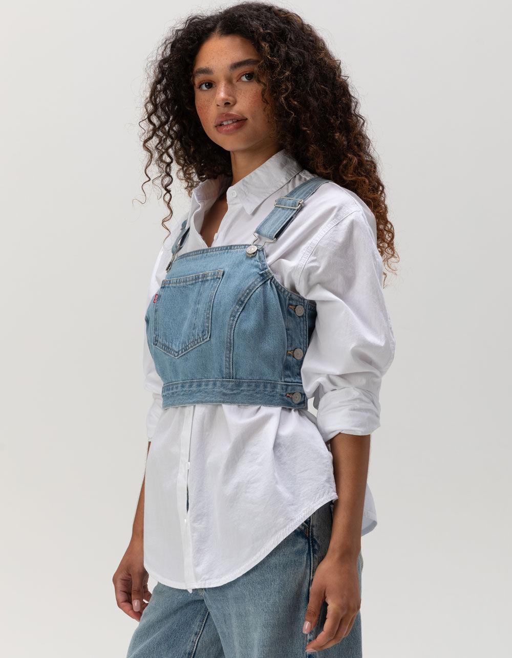 LEVI'S Shellsea Womens Overall Top - LIGHT WASH Product Image
