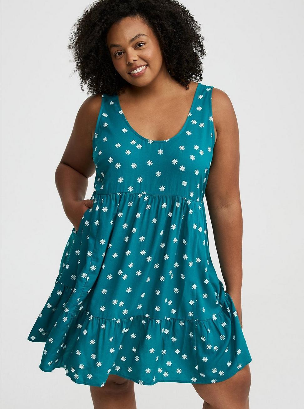 Tiered Tank Mini Dress Product Image