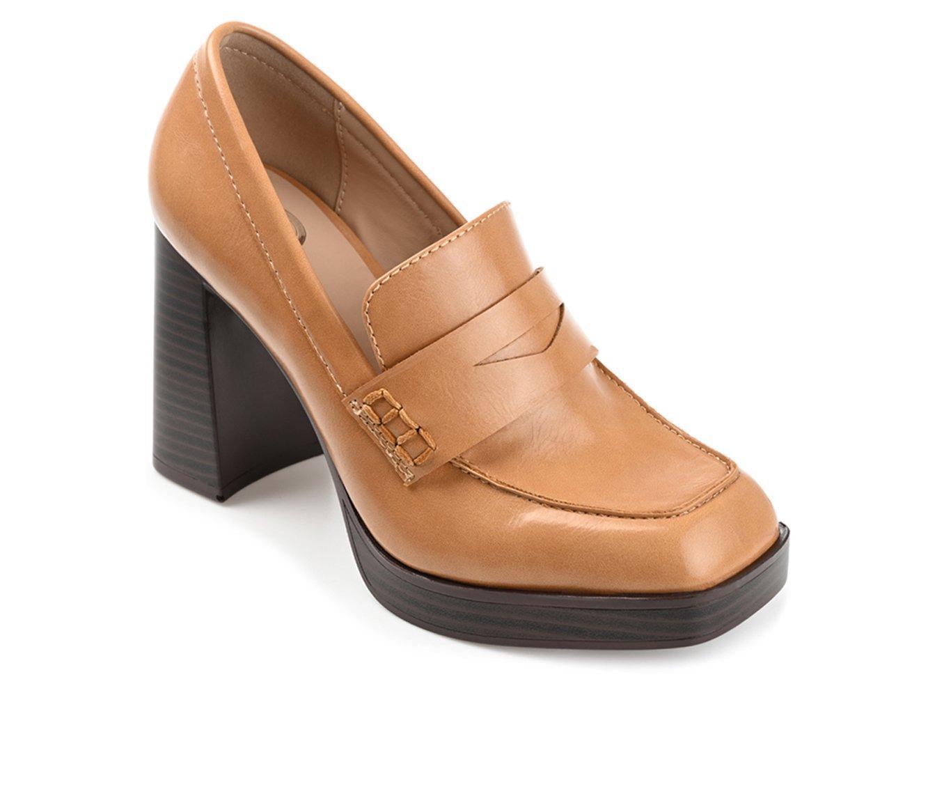 Women's Journee Collection Ezzey Block Heel Platform Loafers Product Image