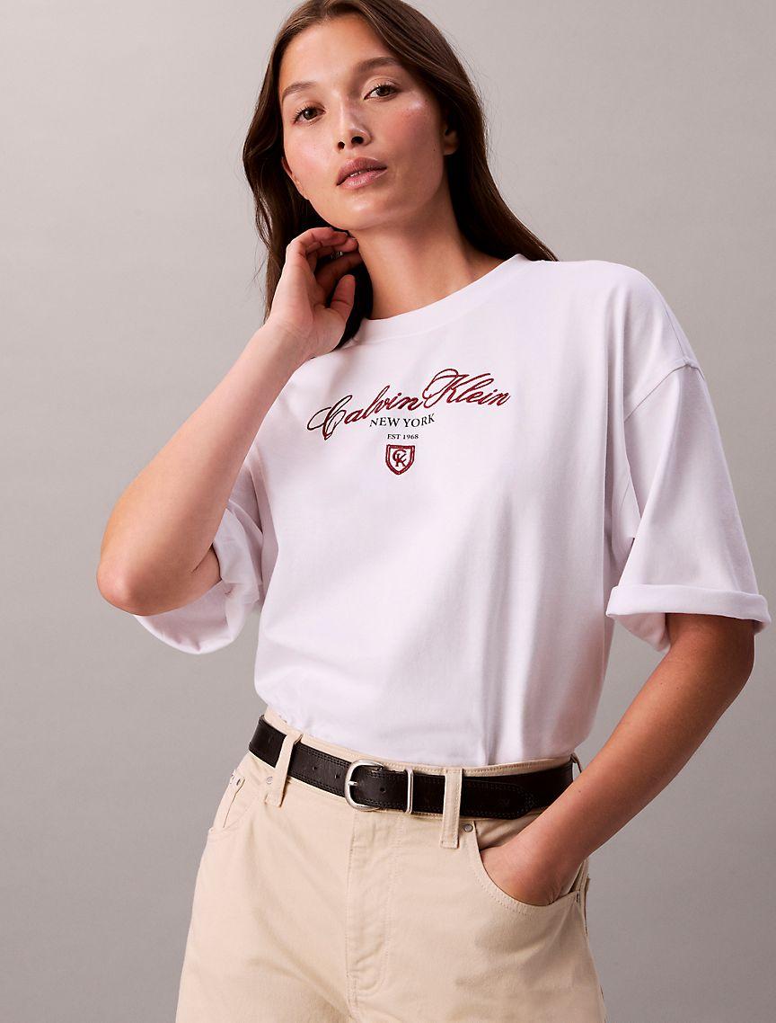 Script Logo Graphic Relaxed T-Shirt Product Image