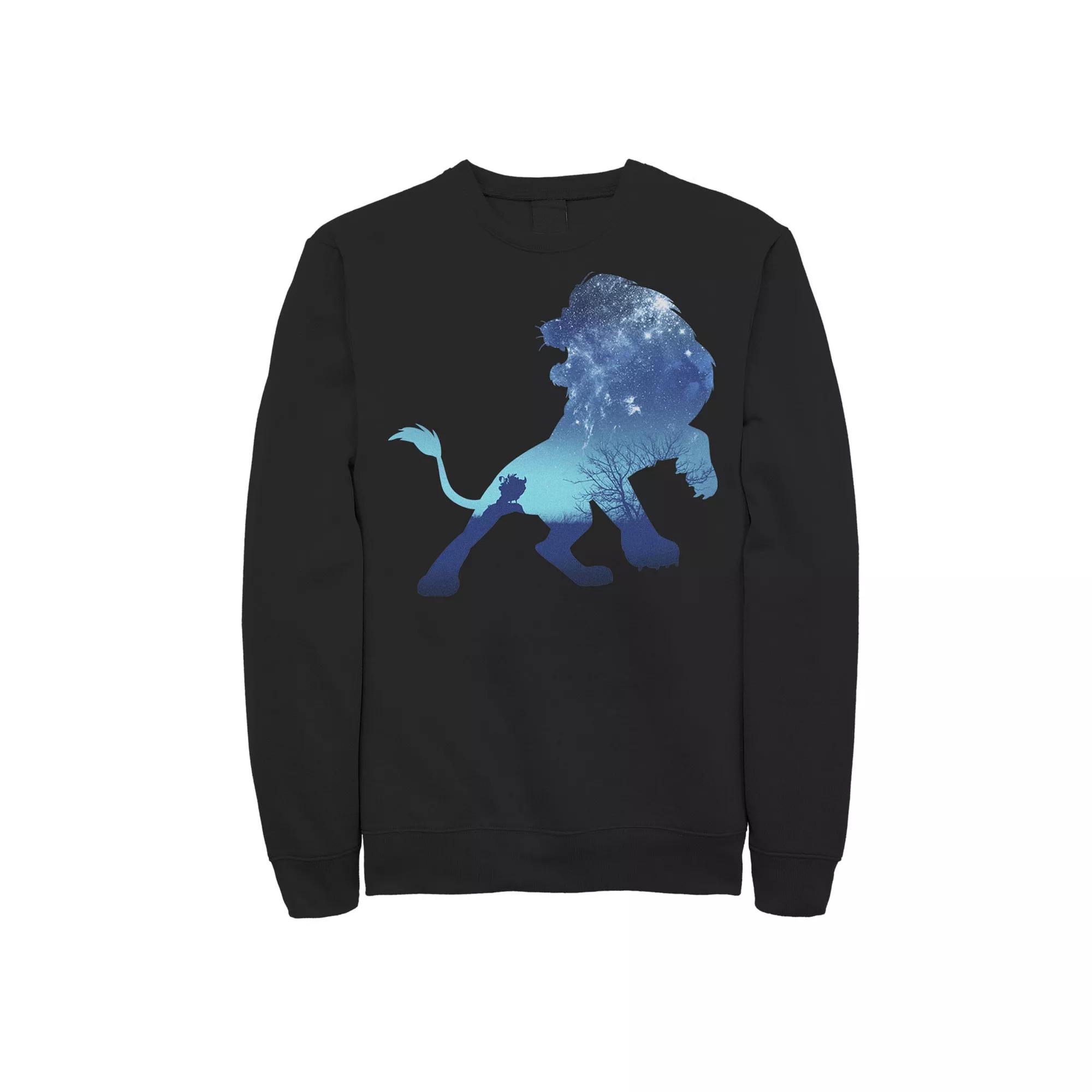 Disney's The Lion King Simba Sky Silhouette Men's Sweatshirt,  Product Image