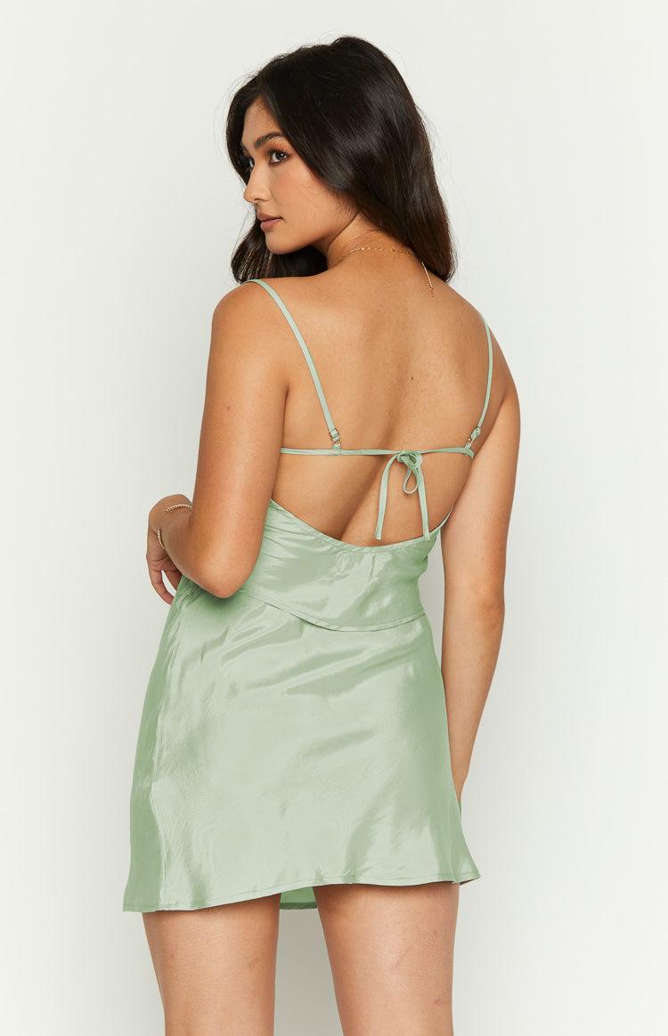 Milliana Sage Mini Skirt Product Image