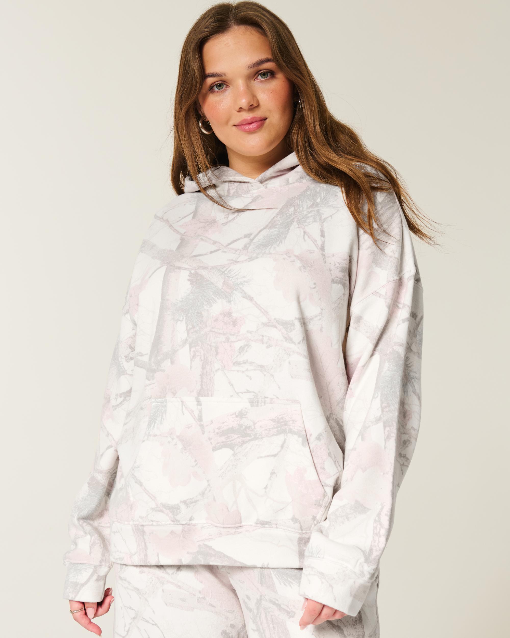 Hollister Feel Good Fleece Oversized Hoodie Product Image