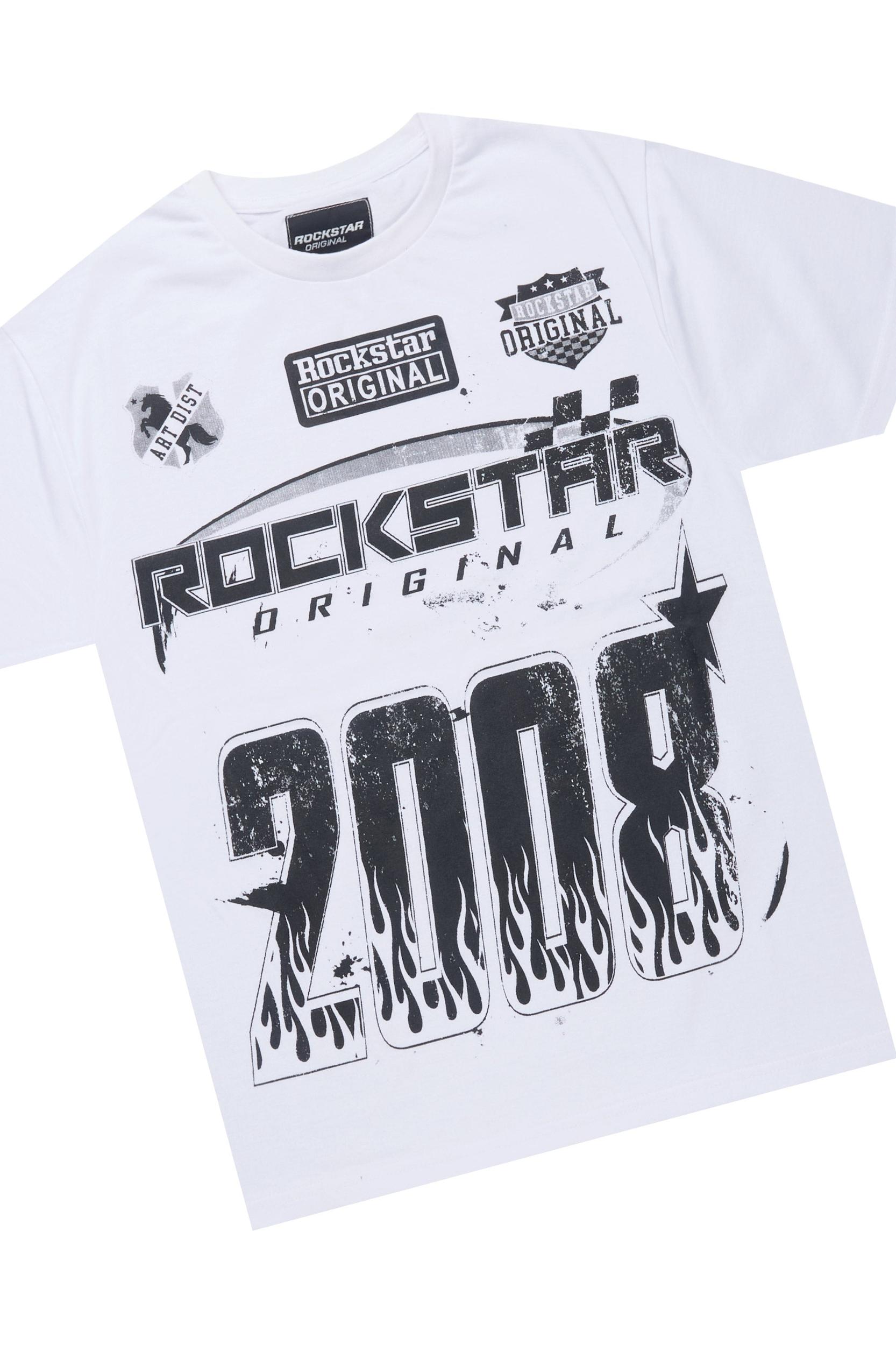 Amos Orange T-Shirt/Stacked Flare Track Set Male Product Image