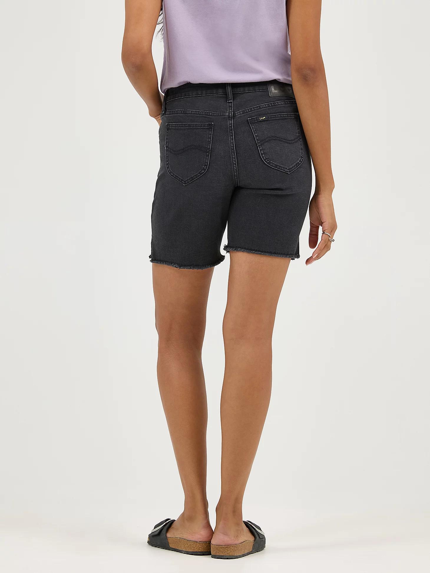 Women's Legendary Frayed Hem Side Slit Short | Women's Shorts | Lee® Product Image