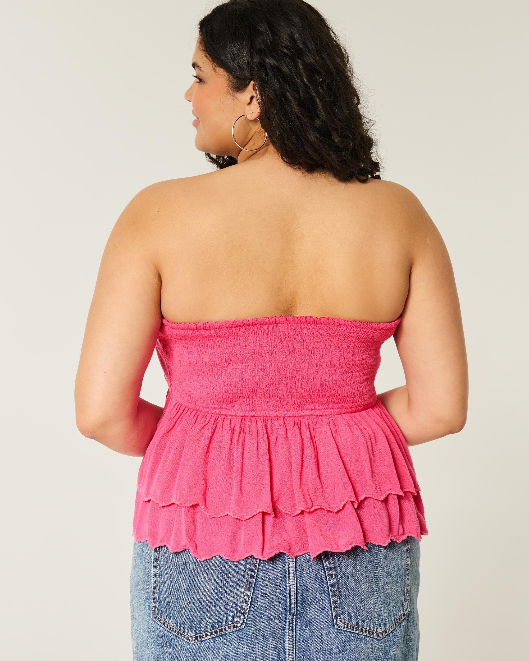 Tiered Halter Babydoll Top Product Image