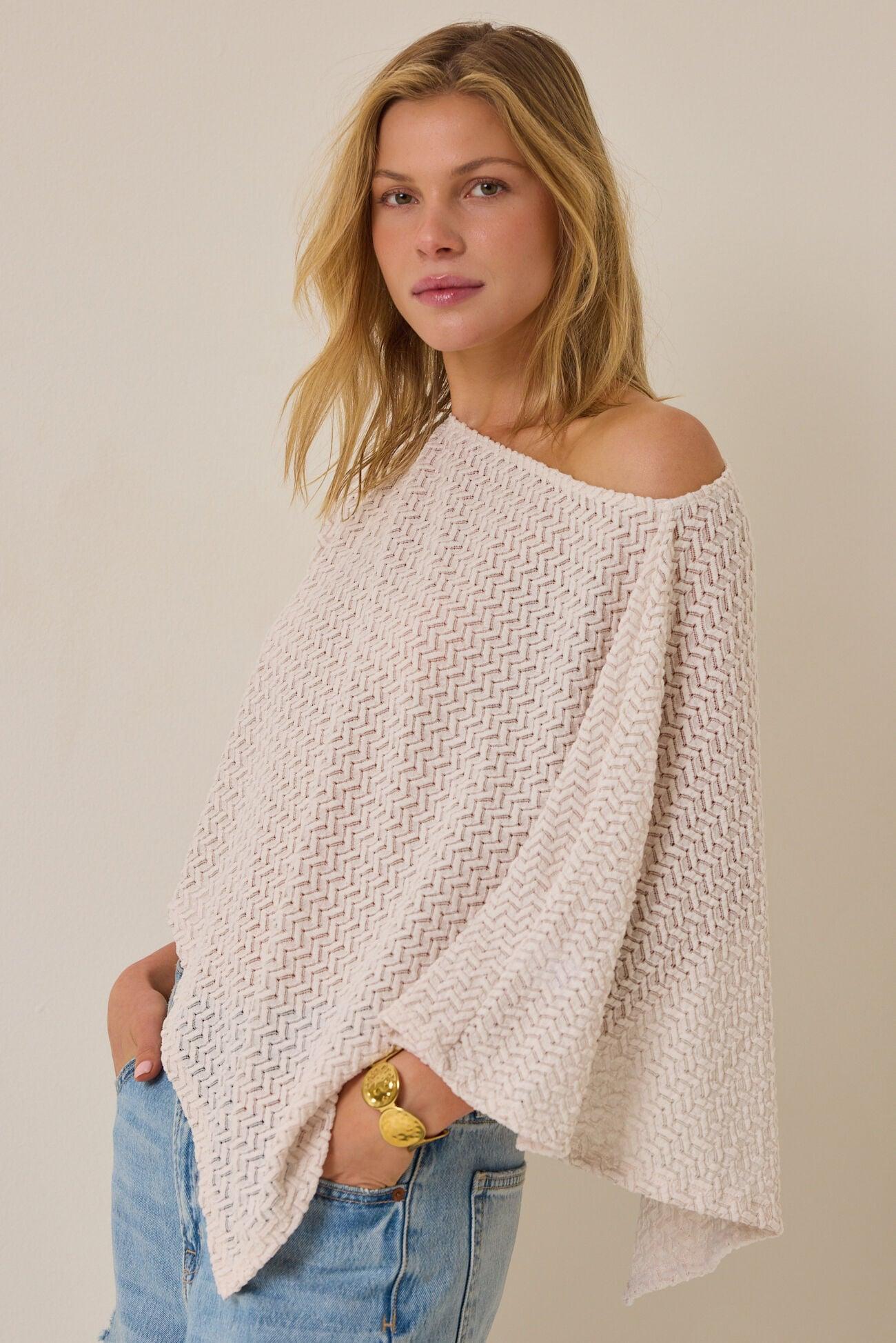 Larken Knit Poncho Product Image