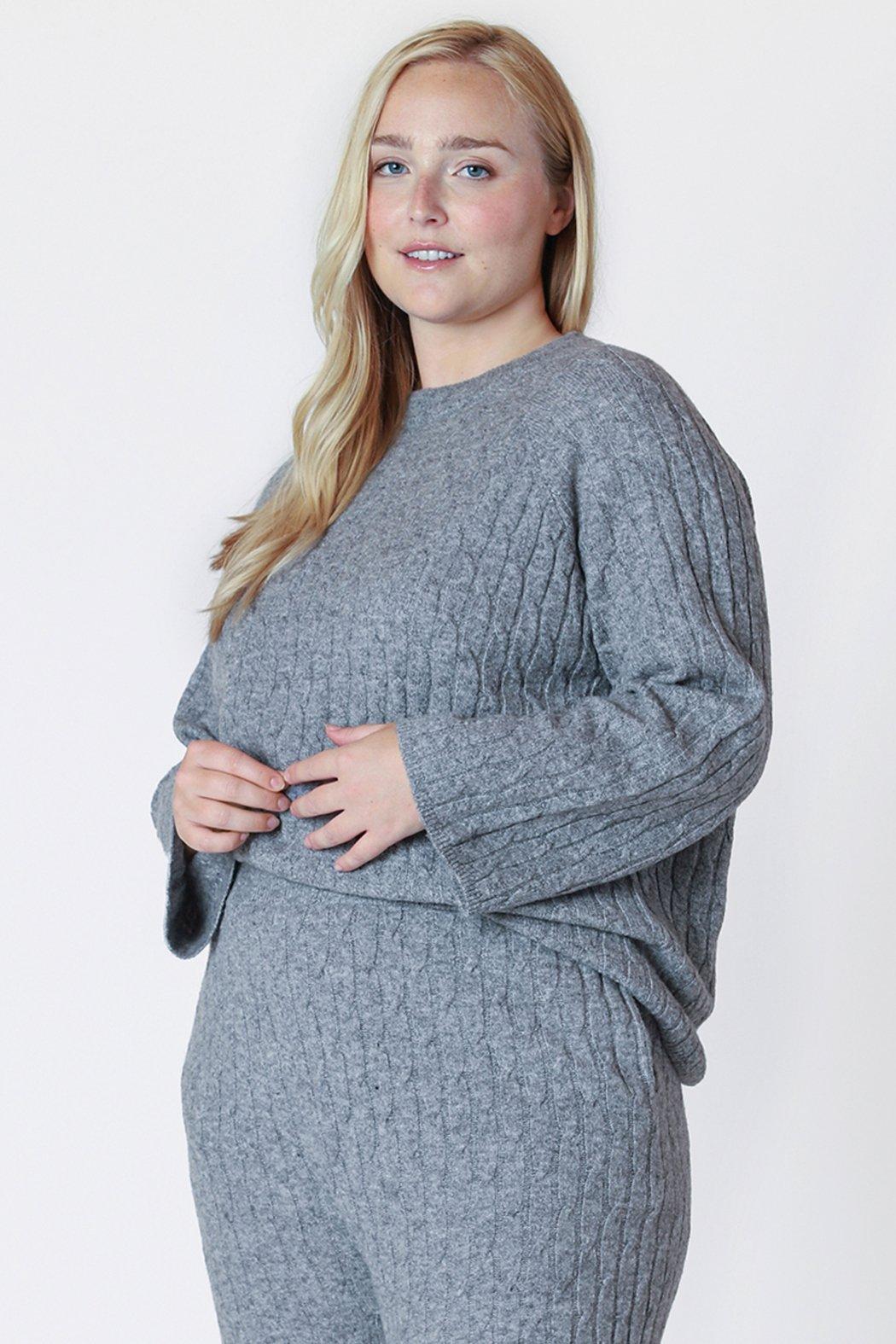 Cable Knit Sweater Product Image