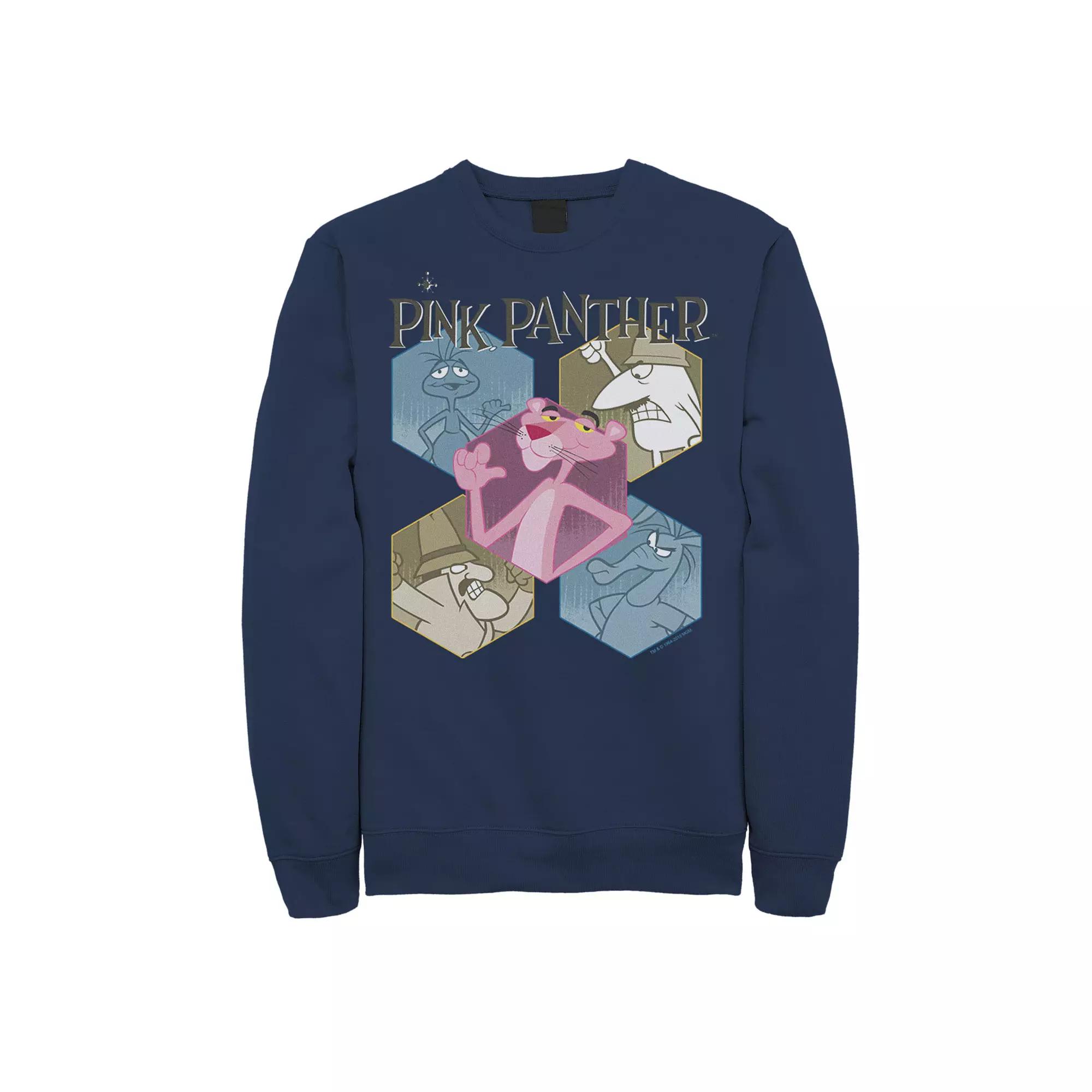 Men's The Pink Panther Hexagonal Portraits Sweatshirt,  Product Image