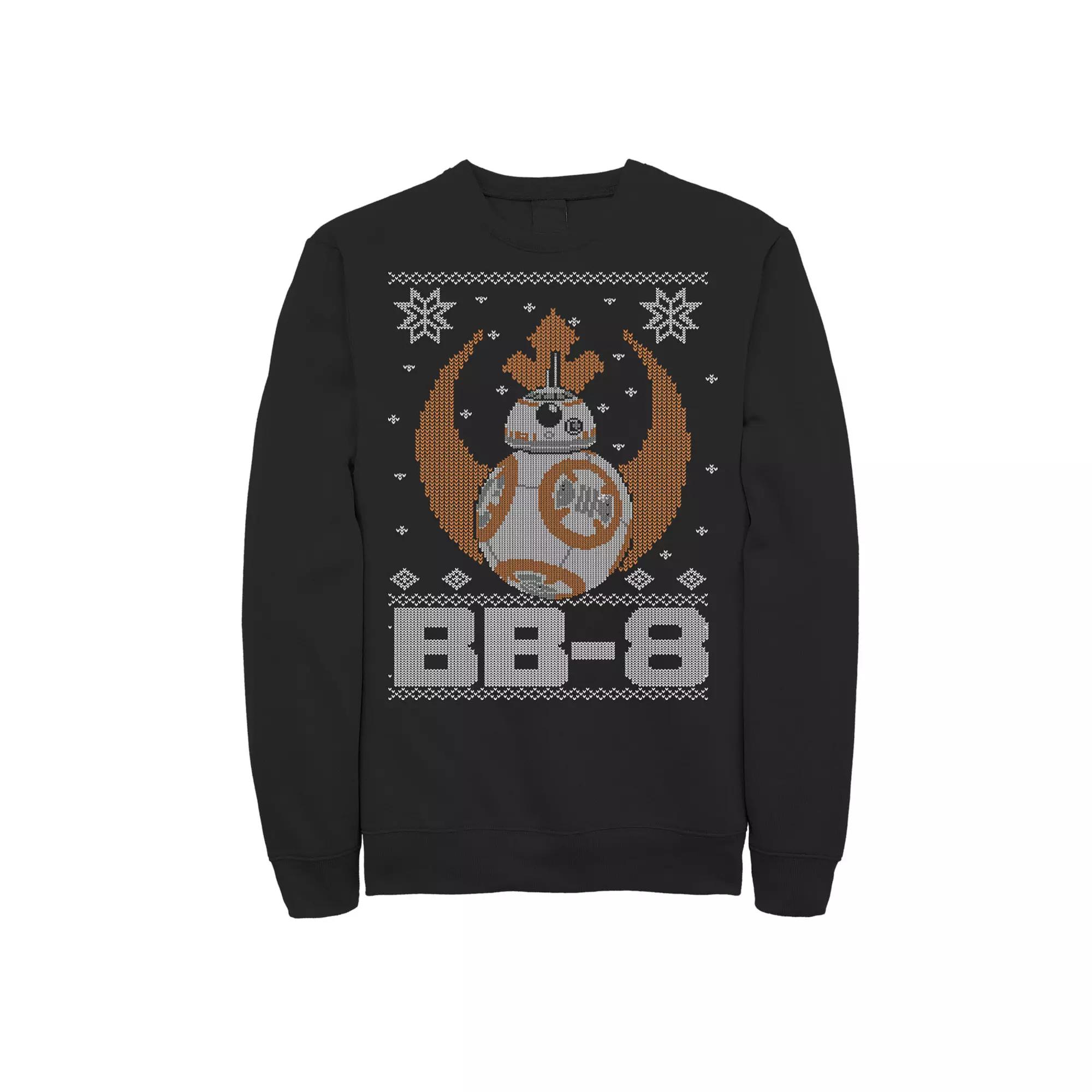 Men's Star Wars BB-8 Christmas Sweater Sweatshirt,  Product Image