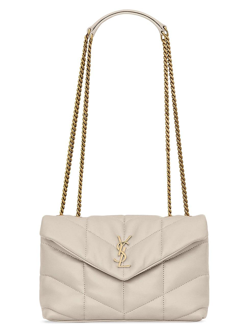 Womens Puffer Toy Shoulder Bag in Quilted Lambskin Product Image