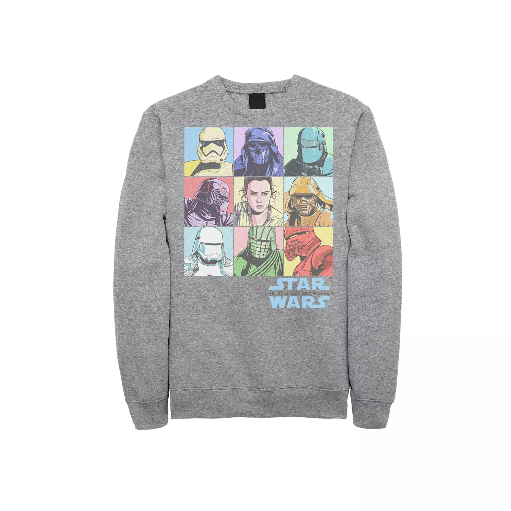 Men's Star Wars The Rise of Skywalker Character Box Sweatshirt,  Product Image