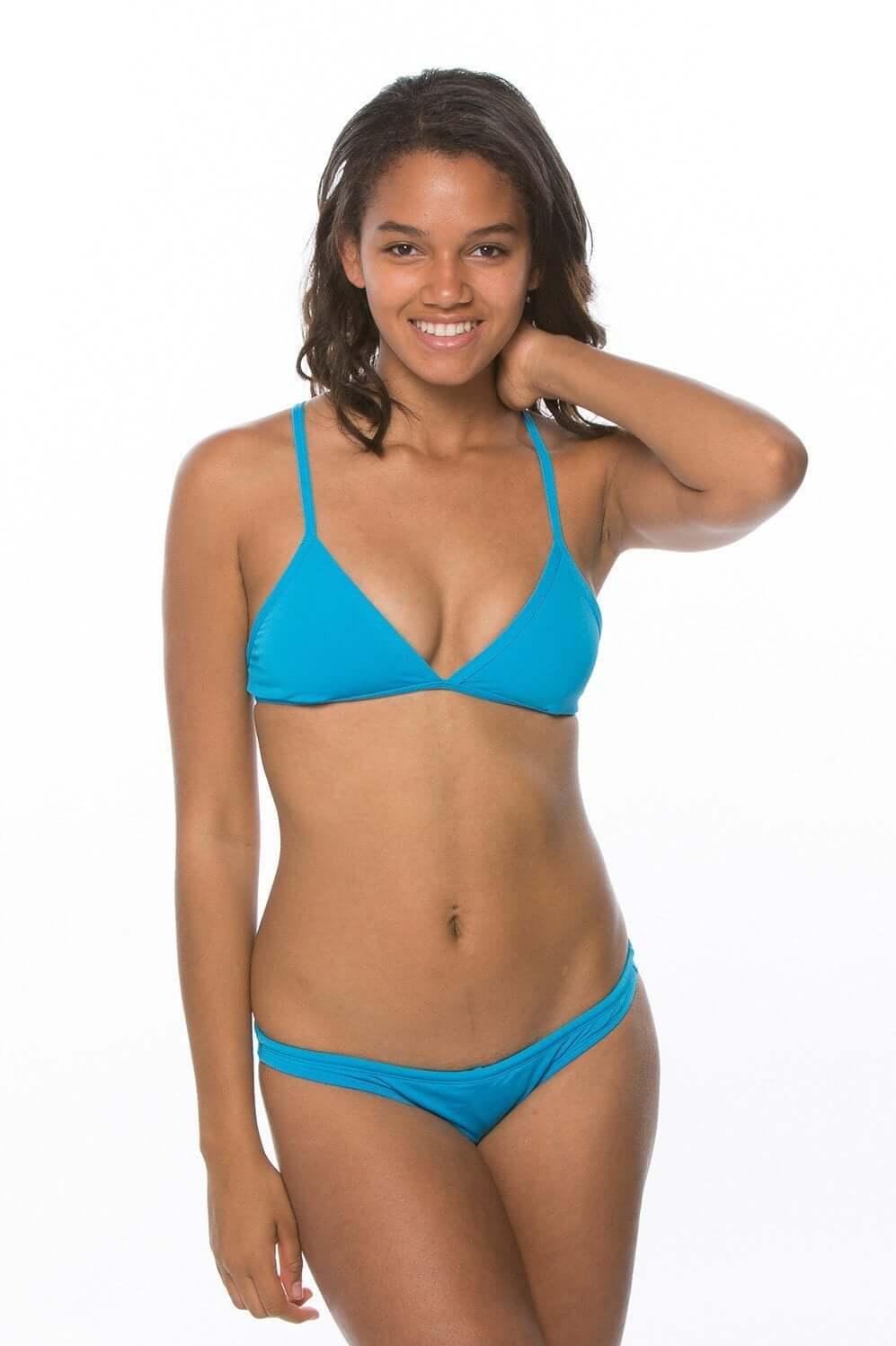 Europe Bikini Bottom - Electric Blue Female Product Image