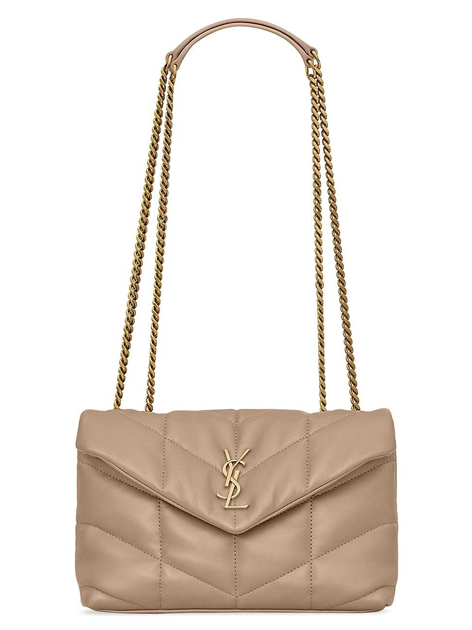 Womens Puffer Toy Shoulder Bag in Quilted Lambskin Product Image