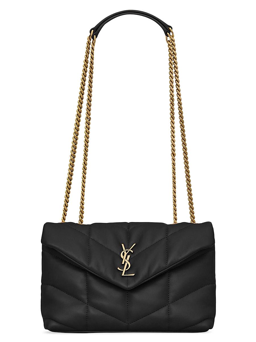 Womens Puffer Toy Shoulder Bag in Quilted Lambskin Product Image