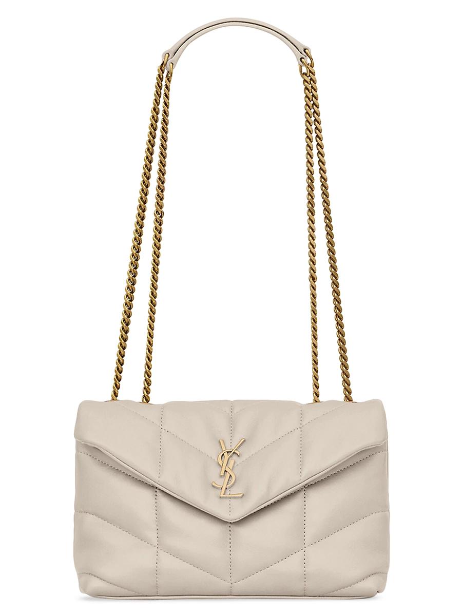 Womens Puffer Toy Shoulder Bag in Quilted Lambskin Product Image