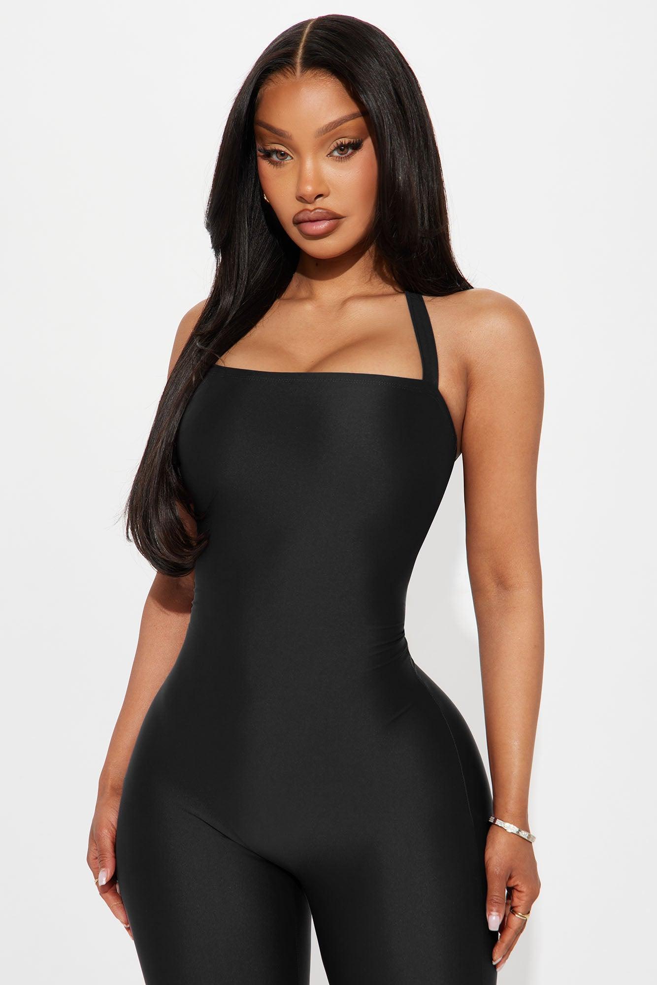 Lead The Way Halter Jumpsuit - Black Female Product Image