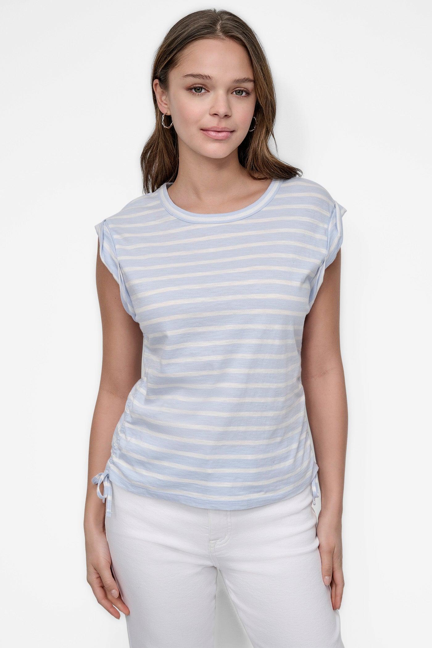 RUCHED SIDE-TIE TEE Product Image