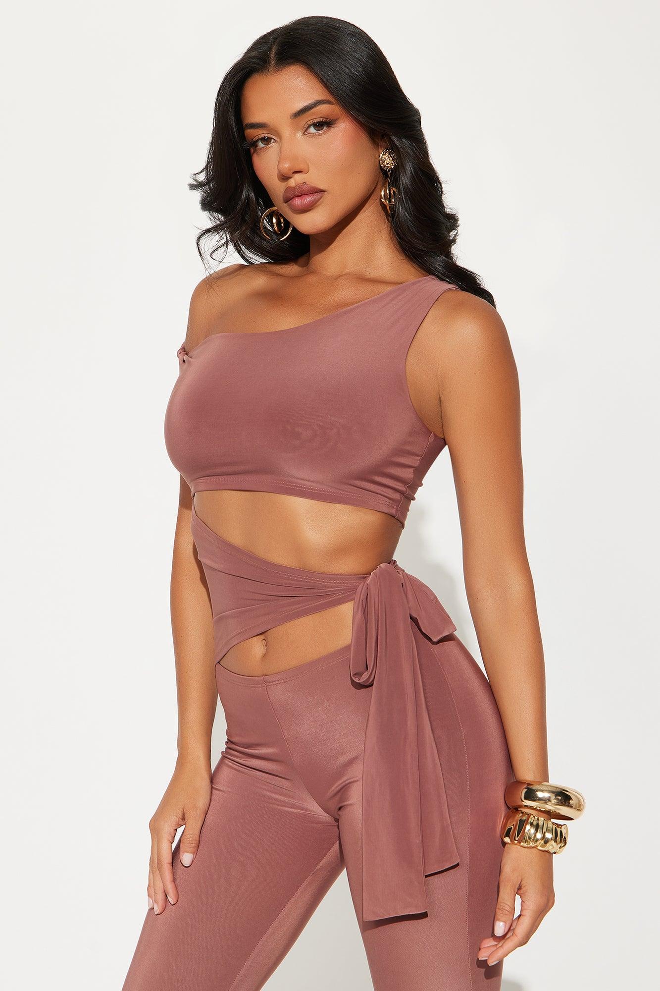 Harper Flare Leg Jumpsuit - Mocha Product Image