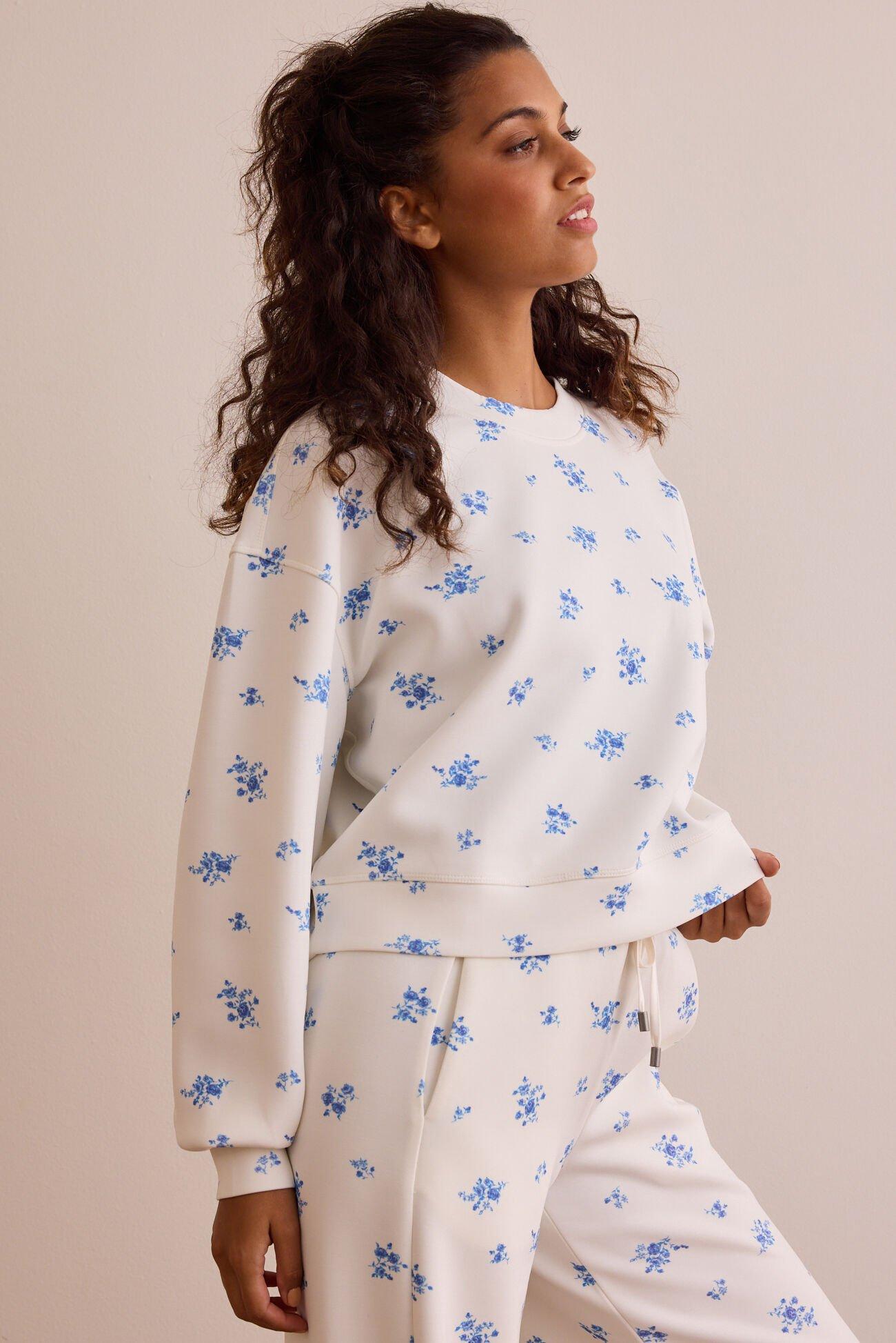 Floral Supersoft Crew Pullover Product Image