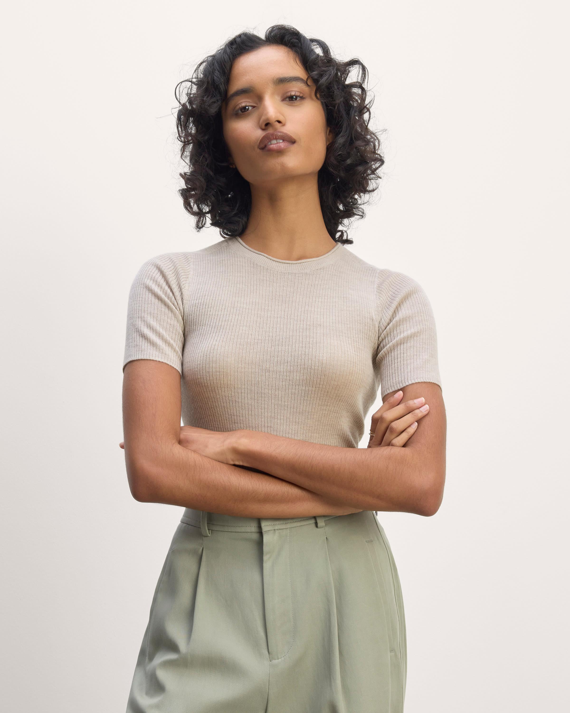 Womens Sweater T-Shirt in Ultrasoft Merino by Everlane Product Image