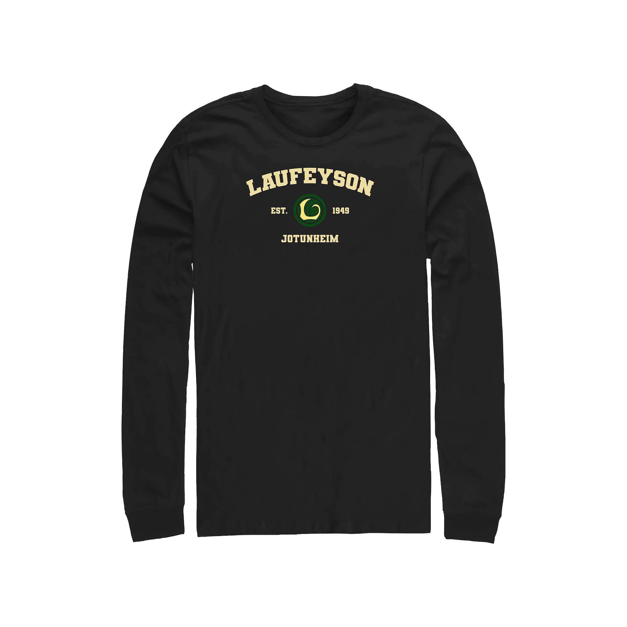 Big & Tall Marvel Loki Laufeyson Est. 1949 Long Sleeve Graphic Tee, Men's, Size: Large Tall, Black Product Image